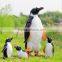 Resin life size lovely penguin statue