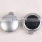 High quality round plastic foldable pocket compact decorative mirror with hair brush