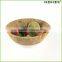 Bamboo Salad Bowl Set Fruit Bowl with Pink Edge Homex BSCI/Factory