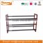 Wooden Stand Metal Extendable Shoes Rack