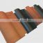 Exterior bent clay building material, interlocking terracotta roofing tile