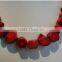 Wholesale 18" 12-15mm Red Original Coral Beads Necklace