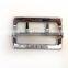 Solid Brass Center Bar Buckle with double prong, Chrome Plate Solid Brass Material belt buckle