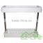 2017 Best Hot sale combine storage durble stainless steel &plastic kitchen rack