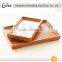 Simple superior 2017 bamboo tableware fruit vegetable bamboo serving tray