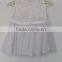 Sunny Baby Girl White Flowers Embroidered Dress for Summer