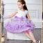 MGOO 2016 Romantic Festival Girl Tutu Party Dress With Layers Ruffles Pageant Princess Dress 868