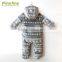 Long-Sleeved Cotton One Piece Winter Design Smocked Baby Romper