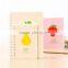 cute colors PP cover notepad customizable wire-o binding memo pad