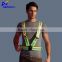 Glowing or flashing safety harness/led light belt/fabric for reflective vest