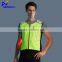 Hi viz night warning safety cycling vests with leds flashing EN20471 CE