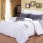 Dubai King size satin hotel bedding set embroidery hotel bed sheet set