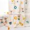 100% cotton printed baby bath towel, hight quality reactive printed gauze towels baby swaddle , china supplier