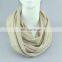 women's 12gg winter knit 100%pure cashmere snood wholesale