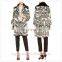 best selling printed long faux fur coats women made in china