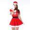 Wholesale cheap full cosplay christmas santa claus costume