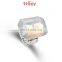 Fashion Rectangle Zircon Ring Stretched Knuckle Ring 7 Colors In Stock