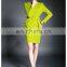 Ladies High Quality Peplum Mustard Dress, Shift Dress Lady