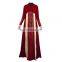 New Arrival Fashion Muslim women Long sleeve Dubai Lace Dress Maxi Abaya Islamic For Women