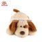 Personalized factory design lovely quite soft animal toy lying plush dog