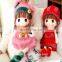 Custom Stuffed Soft Plush Doll Oven Dolls With Crochet Knit or Regular Knit Accessories for Girls Wedding Plush Toy