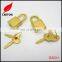 Gold jewelry box padlock
