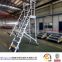 Safety Industrial Aluminum Platform Ladders with Hand Rails