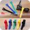 Manufacturer custom Self locking adjustable hook loop nylon cable tie with label