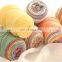 Cotton acrylic blend rainbow color ball yarn for pillow cover