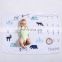 Photography Digital Printing Polar Fleece Monthly Baby Milestone Blanket