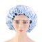 Womens Solid Satin Bonnet Elastic Band Turban Shower Cap For Hotel Silicone Shower Cap Baby Night Sleep Hat Hair Loss