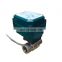 smart water valve wifi water automatic shut off smart valve stainless steel brass  BSP NPT motorized flow control valve