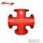 DCI ductile cast iron fitting short radius 135 degree bend/elbow for water supply