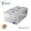 Commercial Food Warmer Electric Bain Marie Two Pans Electric Food Warmer Bain Marie For Restaurant Catering