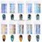 2020 New Punk Style Nail Art Foil Sticker Butterfly Leaf Shape Nail Transfer Sticker