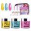 Private Label Bulk 3 Colors Acrylic Dip Powder Nails Dipping Powder Nails System Set