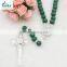 Hot Sale St Benedict Big Wooden Bead Cord Rosary
