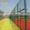 Sport field black pvc coated chain link fencing