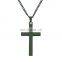 Stainless Steel Cross Bible Religion Ornament Christian Crucifix Necklace