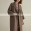 Women New Fashion Double Face Mid Length Alpaca Woolen Coat