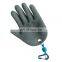 High quality strong magnet outdoor wrinkle latex cut resistant fishing gloves
