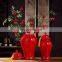 High Temperature New Chinese Handmade Ceramic Ginger Jar Glazed Surface Porcelain Flower Vase With Lid
