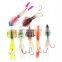 saltwater jigging lures 60g luminous UV soft plastic octopus lure squid sinking soft lure