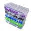In stock multicolor Hard ABS Plastic Lure Box  Double Layer Hard Plastic multifunction Fishing Tackle Box multicolor