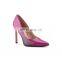 Crocodile design pointed court heels shoes women new popular design and fashion high ladies heel sandals