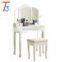 Modern Glass Furniture Wood Dressers Makeup Table Professional