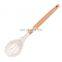 Wood Handle Silicone Color Point Kitchenware Storage Barrel Household Kitchenware Cooking Spoon Shovel