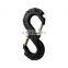 JL1206 steel car towing hook black trailer hitch for jeep JK,JL,SUV