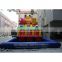 Funny amusement playground inflatable slides with swimming pool