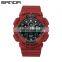 Sanda 3017 Trendy Unisex Digital Analog Watches Luminous Waterproof Sports Watch for Men Women